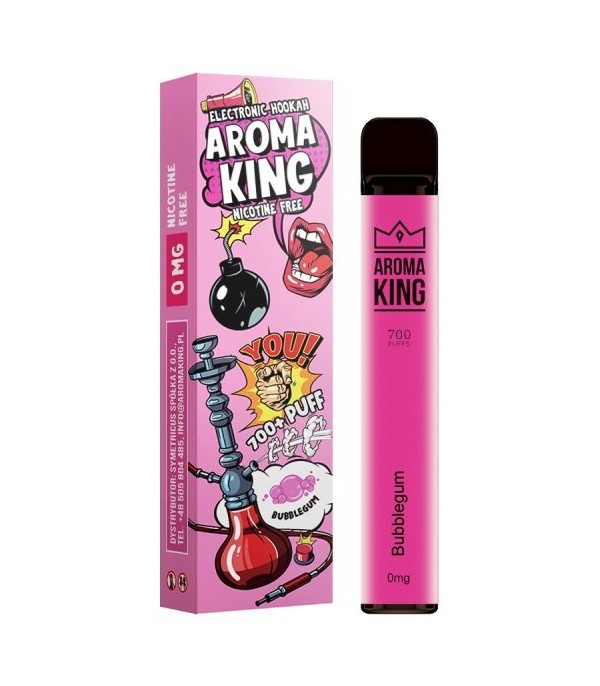 BUBBLE GUM - HOOKAH CLASSIC AROMA KING (0MG)